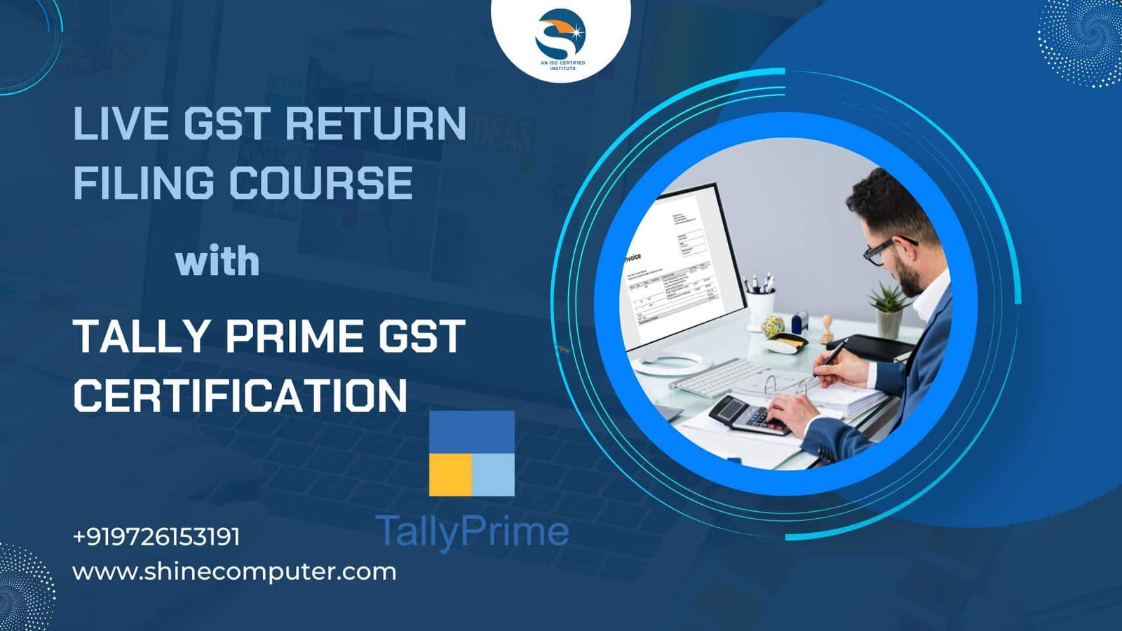Advance Tally Prime Course with Live GST Return Filing 2025